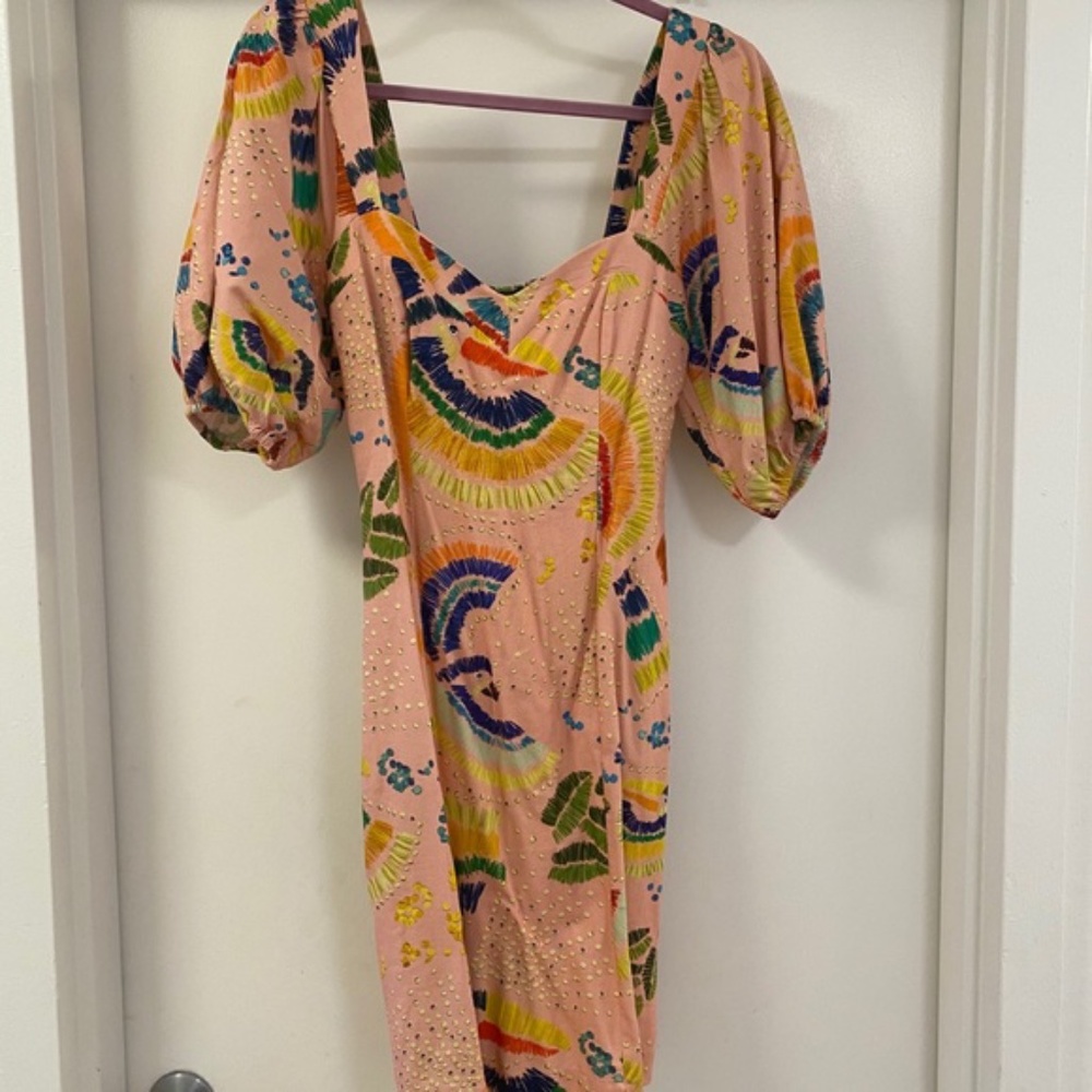 FARM RIO Tropical Pink Dress